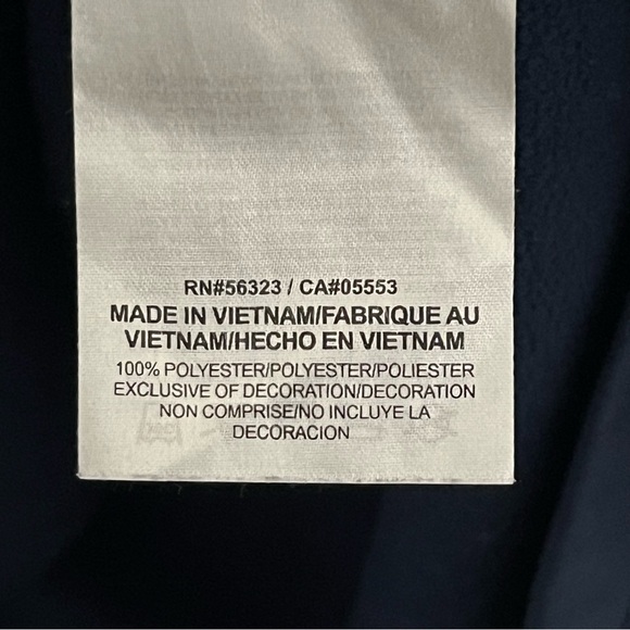 Nike Therma Fit Mens Pullover Shirt Quarter Zip Size Medium Long Sleeve Blue - Picture 7 of 13